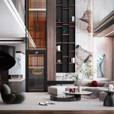 Elevador de conducción por tornillo para 1-2 personas elevador de conducción por tornillo para el hogar