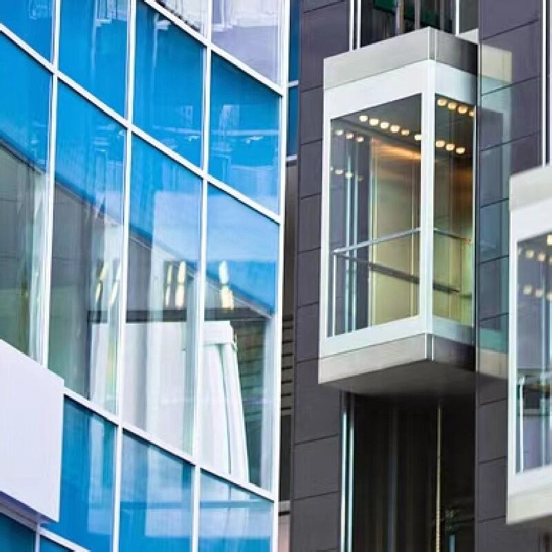 Ascensor con propulsión por tornillo personalizable silencioso, seguro, hasta 15 m de recorrido