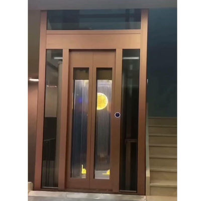 Tracción clásica sin engranajes Tracción elevadores residenciales pequeños Diseño elegante
