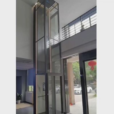 Elevadores domésticos pequeños de 500-1000 kg con botones de llamada y parada de emergencia
