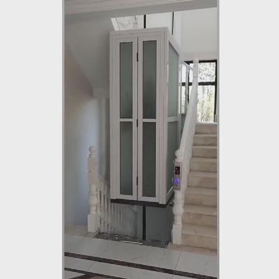 5 Paradas Elevadores hidráulicos para el hogar 1000 kg Botón de parada de emergencia