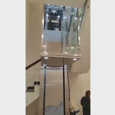 14.5 Meter Elevador hidráulico residencial 5 paradas Capacidad de carga de 400 kg