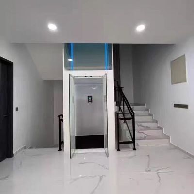 14.5 M Ss ascensor de cabina con puertas automáticas para 5 paradas ascensor sin hoyos para el hogar