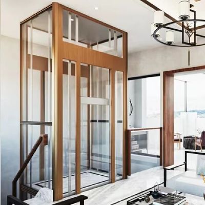 Ascensor para el hogar hidráulico AC de fase única ¥ 14,5 m, 5 paradas, sin pozo