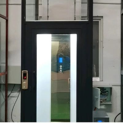 5 paradas elevadores de pasajeros sin pozo con cilindros de 2,9 m y parada de emergencia cabina de acero inoxidable