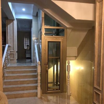 Control de microprocesador de cilindros grandes Residencial Elevador hidráulico Casa Cabina de turismo para particulares
