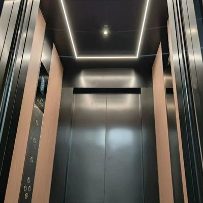 Personalizar 2.9 M cilindros grandes ascensor hidráulico con 0 M de profundidad de pozo y 304 # cabina de acero inoxidable