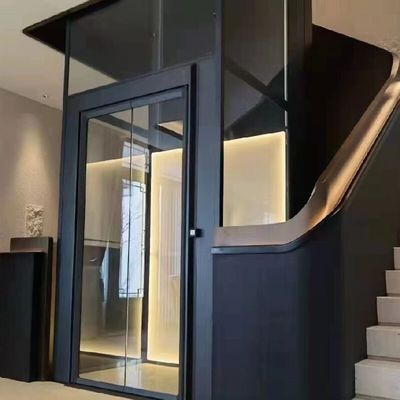 5 paradas Automático ascensor hidráulico con 4.7kW Motor Sala de máquinas Menos Srl ascensor