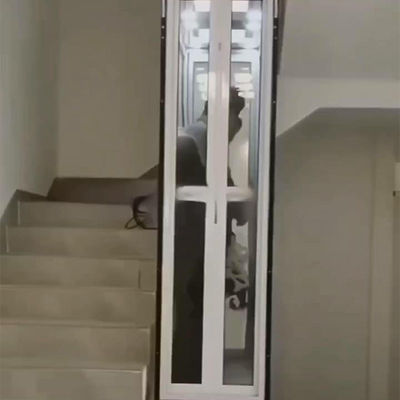 Capacidad 400 kg Elevadores residenciales compactos Elevadores rectangulares de pasajeros pequeños