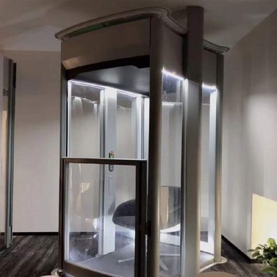 0.6M/S Velocidad Elevador doméstico 400Kg Capacidad Elevador residencial al aire libre