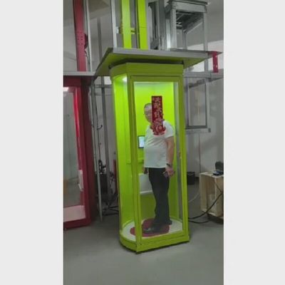 Elevador de cápsulas de suelo de granito para 2 personas