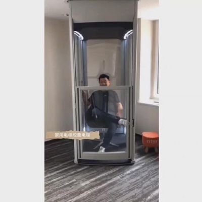 1000 kg de carga elevación de cápsulas para el tamaño de la casa elevador de cápsulas 2 paradas