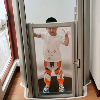 Elevador de cápsulas de vidrio 400Kg Elevador de cápsulas pequeñas para el hogar con puerta automática