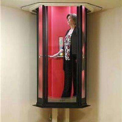 Protección de sobrecarga de emergencia elevador de cápsulas elevador de cápsulas de vidrio hidráulico
