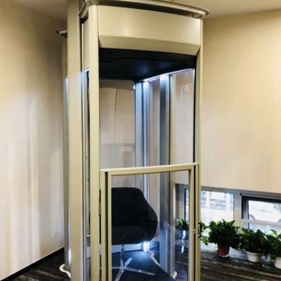 Elevador de cápsulas hidráulico personalizado de 2 pisos Elevador de cápsulas para el hogar