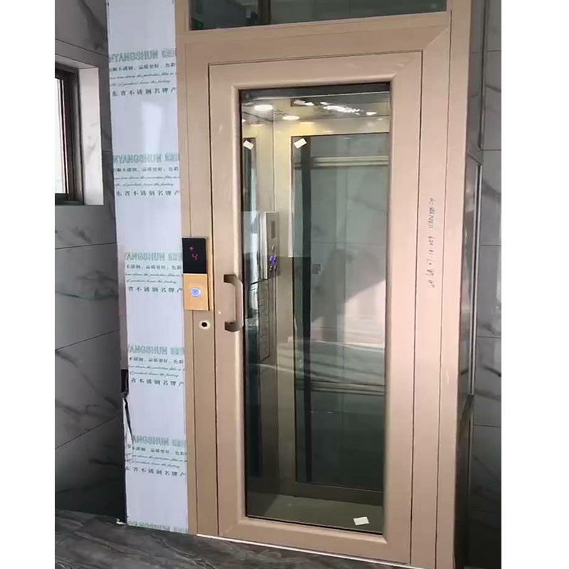 Cabina desnuda elevador hidráulico pequeño personal 500 Kg 0,2-0,4 M/S