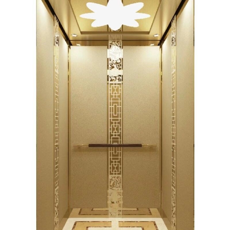 Elevador hidráulico para el hogar sin cubierta, piso, sala de máquinas, sin pozo, 5 paradas