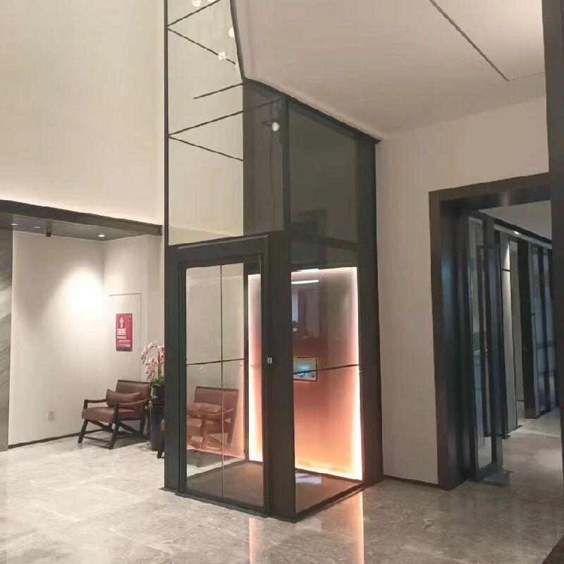 4.7 Kw ascensor doméstico controlado por microprocesador / ascensor hidráulico doméstico con características de seguridad
