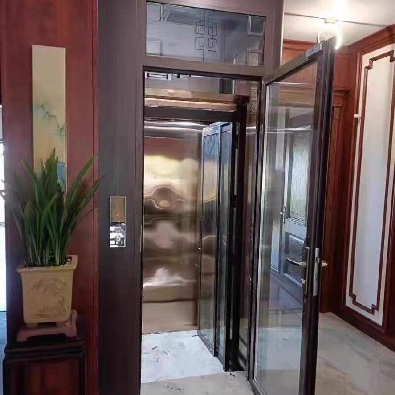 Control por microprocesador Elevador hidráulico para el hogar Subida a piso Elevador para el hogar