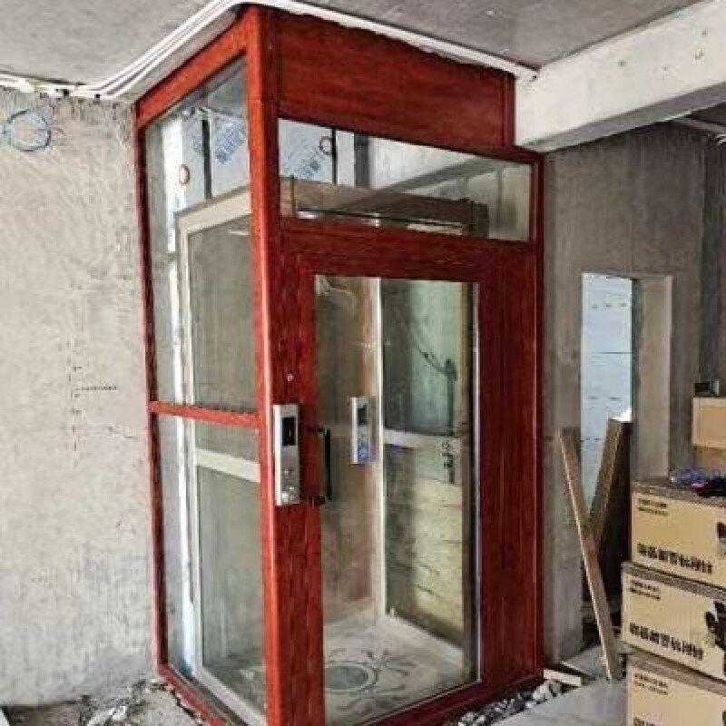 Elevador doméstico pequeño de piso de cubierta con 5 paradas 4.7 kW Motor 0 M Profundidad del pozo