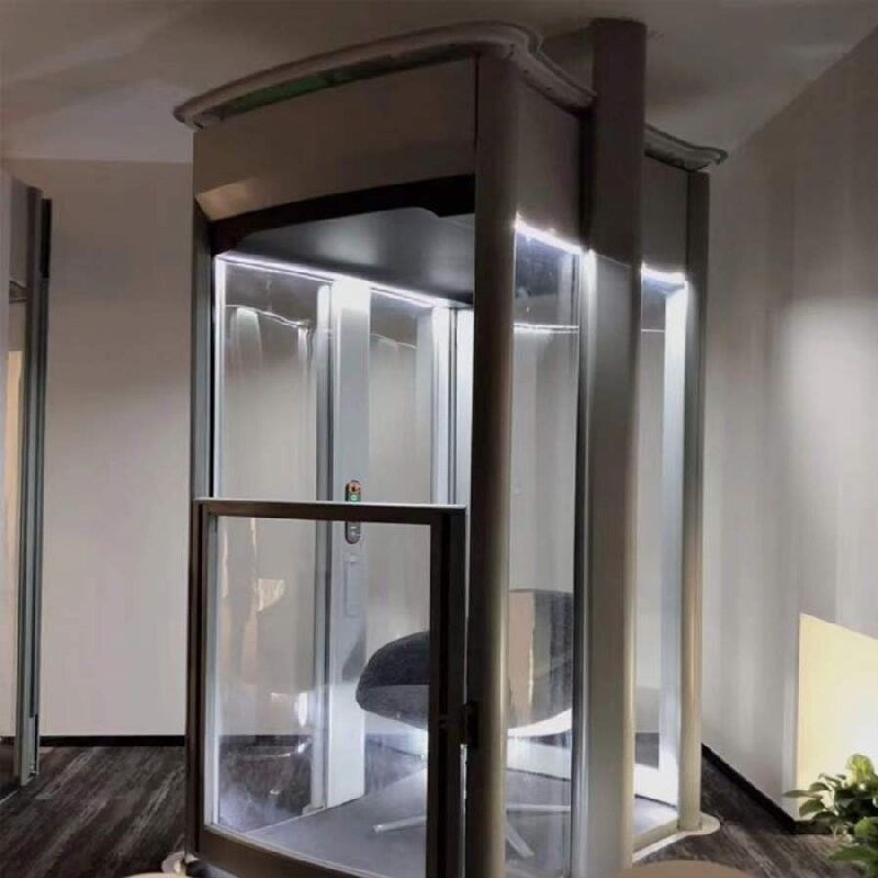 0.6M/S Velocidad Elevador doméstico 400Kg Capacidad Elevador residencial al aire libre