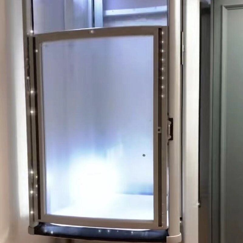 0.25m/S Elevador de cápsulas de vidrio 400kg Elevador de cápsulas para 1 persona
