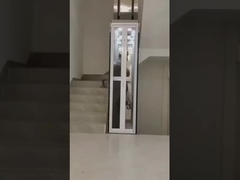 elevador hidráulico de cabina desnuda